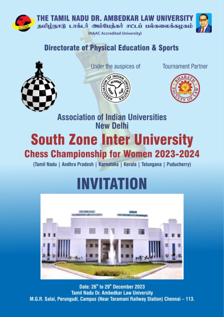 Dr.Ambedkar Law University chess tournament 